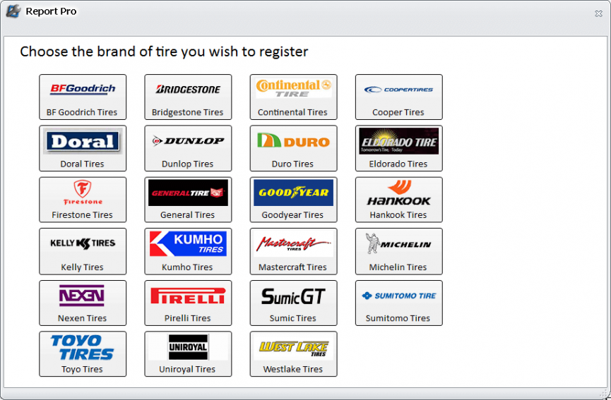 Report Pro Makes Tire Registration Seamless