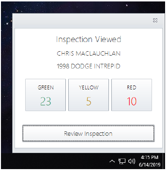 Viewed Inspection